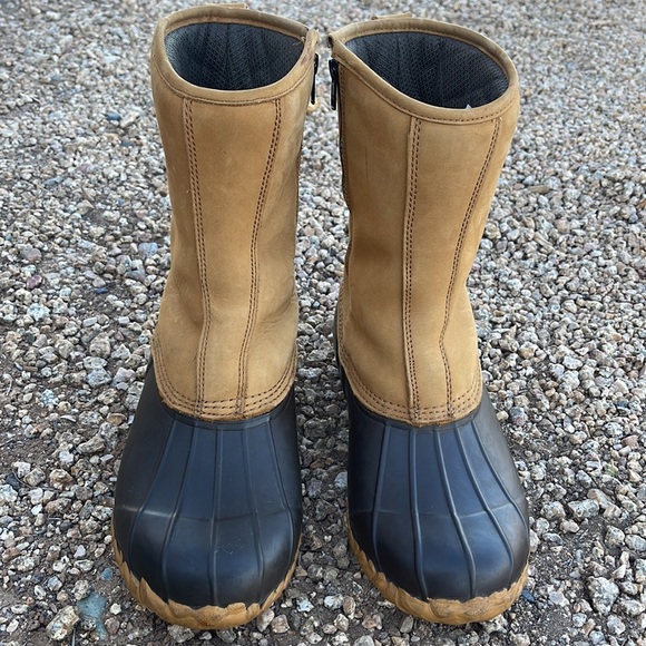 Cabela's Shoes Cabelas Steel Shank Duck Boots Sz 9 Brown And Tan